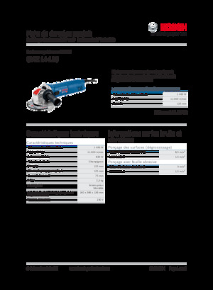 Ъглошлайфи Bosch GWX 14-125