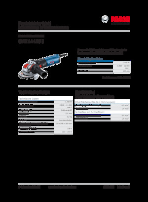 Ъглошлайфи Bosch GWX 14-125 S