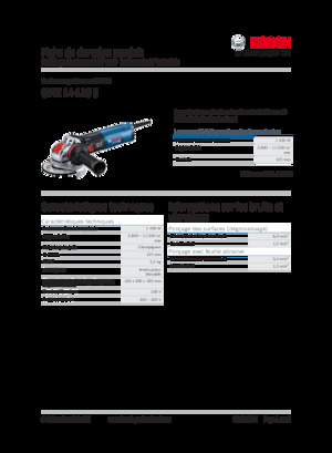 Ъглошлайфи Bosch GWX 14-125 S