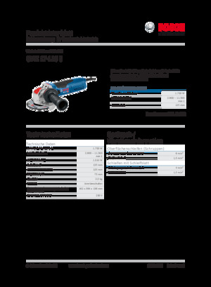 Ъглошлайфи Bosch GWX 17-125 S