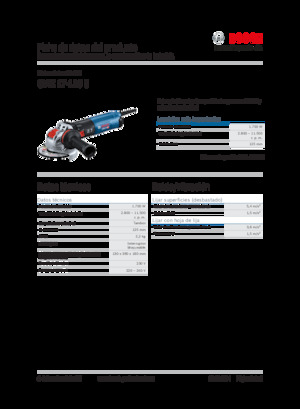 Ъглошлайфи Bosch GWX 17-125 S