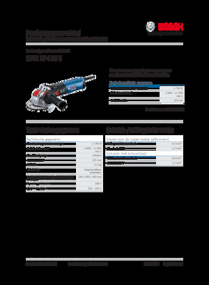 Ъглошлайфи Bosch GWX 17-125 S