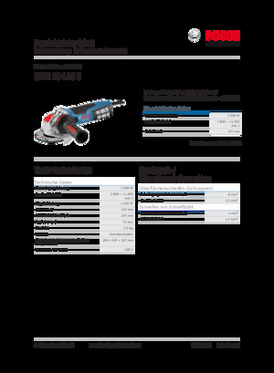 Ъглошлайфи Bosch GWX 19-125 S