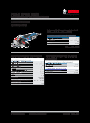 Ъглошлайфи Bosch GWX 19-125 S