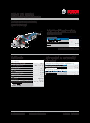 Ъглошлайфи Bosch GWX 19-125 S