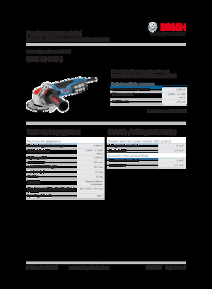 Ъглошлайфи Bosch GWX 19-125 S