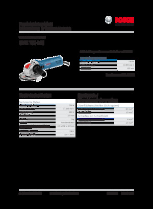 Ъглошлайфи Bosch GWX 750-125