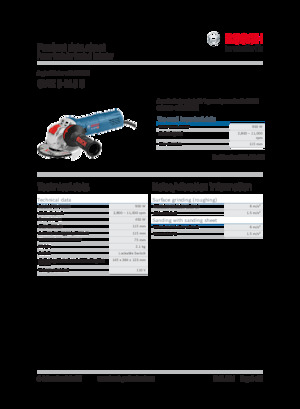 Ъглошлайфи Bosch GWX 9-115 S