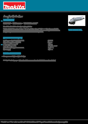 Ъглошлайфи Makita N9500N
