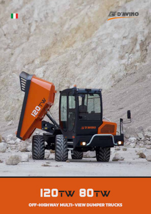 Съчленени самосвали D´AVINO 120 TW