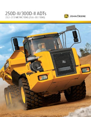 Съчленени самосвали John Deere Construction 300D II