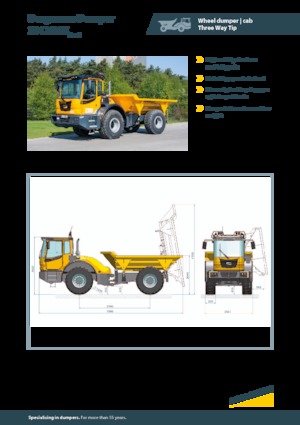 Съчленени самосвали Bergmann 3012DSK Plus