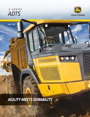 Съчленени самосвали John Deere Construction 310E