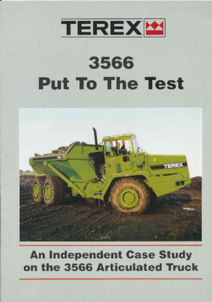 Съчленени самосвали Terex 3566