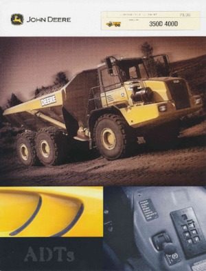 Съчленени самосвали John Deere Construction 350D