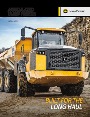 Съчленени самосвали John Deere Construction 410E-II