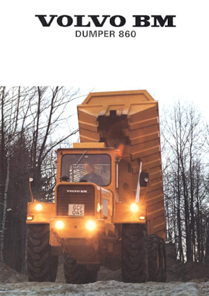 Съчленени самосвали Volvo 860