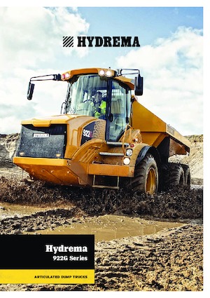 Съчленени самосвали Hydrema 922G 2.55