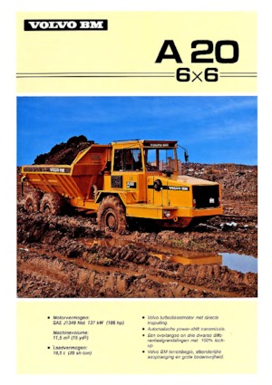 Съчленени самосвали Volvo A 20 6x6