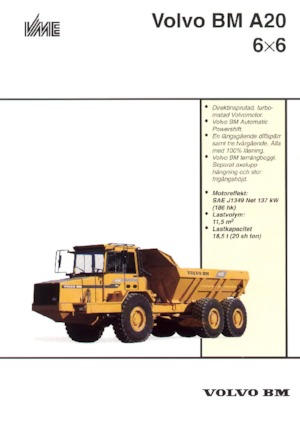 Съчленени самосвали Volvo A 20 6x6