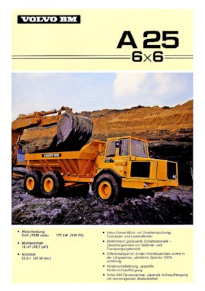 Съчленени самосвали Volvo A 25 6x6