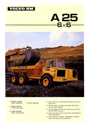 Съчленени самосвали Volvo A 25 6x6