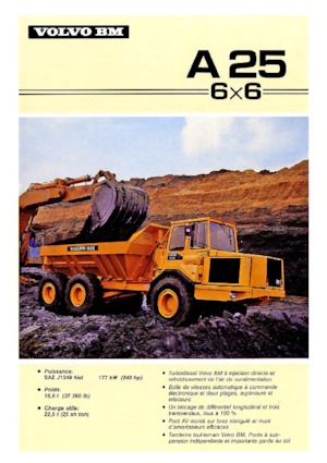 Съчленени самосвали Volvo A 25 6x6