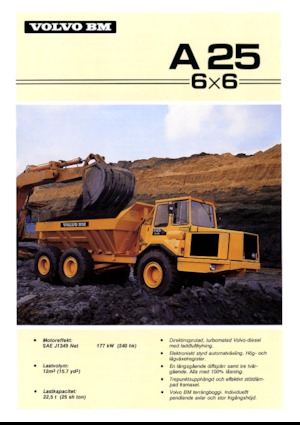 Съчленени самосвали Volvo A 25 6x6