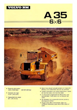 Съчленени самосвали Volvo A 35 6x6