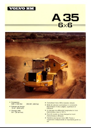Съчленени самосвали Volvo A 35 6x6