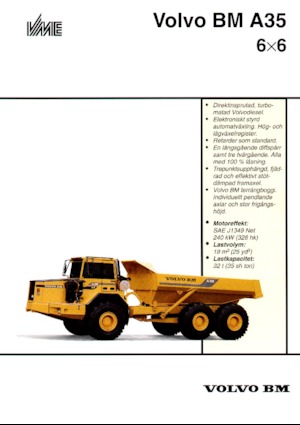 Съчленени самосвали Volvo A 35 6x6