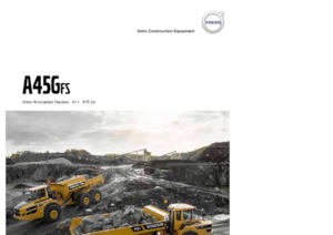 Съчленени самосвали Volvo A45GFS