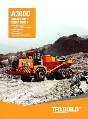 Съчленени самосвали TRXBUILD A300D