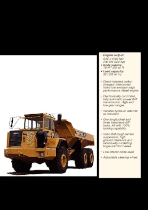 Съчленени самосвали Volvo A35C 6x6