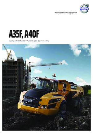 Съчленени самосвали Volvo A40F