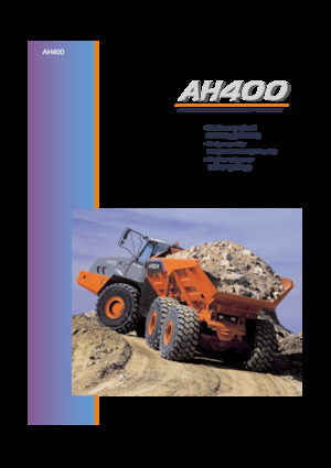 Съчленени самосвали Hitachi AH400