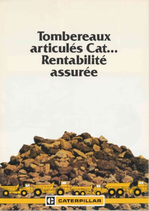 Съчленени самосвали Caterpillar D44