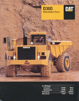Съчленени самосвали Caterpillar D30D