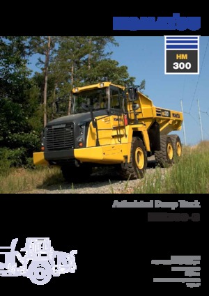 Съчленени самосвали Komatsu HM300-3