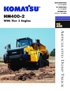 Съчленени самосвали Komatsu HM400-2
