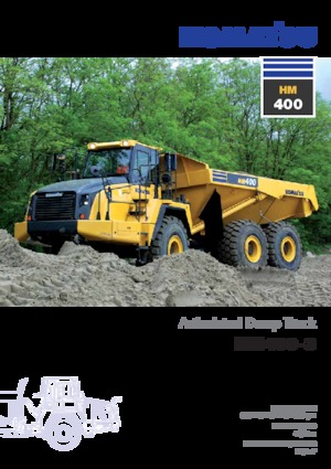 Съчленени самосвали Komatsu HM400-3