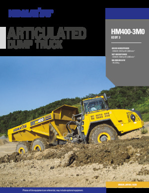 Съчленени самосвали Komatsu HM400-3M0