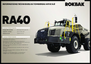 Съчленени самосвали Rokbak RA40