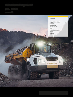 Съчленени самосвали Liebherr TA 230 Litronic