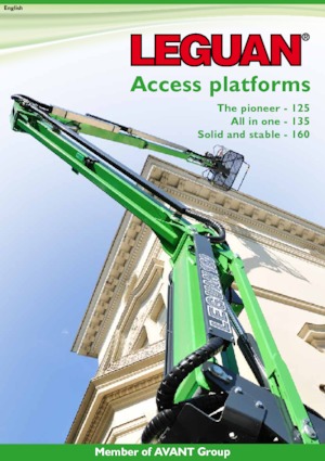 Колесни повдигачи с подвижна стрела Leguan 135