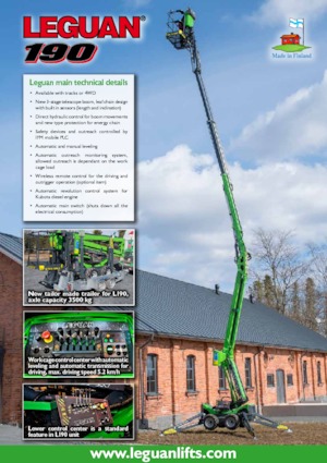 Колесни повдигачи с подвижна стрела Leguan 190 