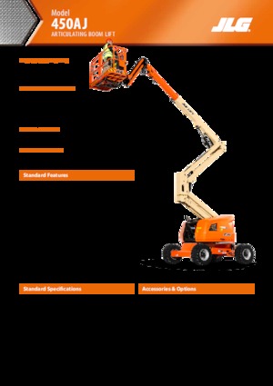 Колесни повдигачи с подвижна стрела JLG 450AJ