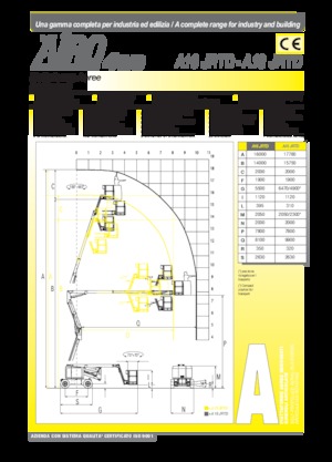 Колесни повдигачи с подвижна стрела AIRO A16 JRTD