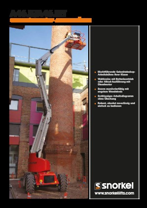 Колесни повдигачи с подвижна стрела Snorkel A46JE