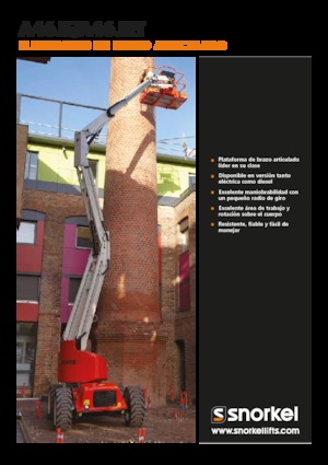 Колесни повдигачи с подвижна стрела Snorkel A46JE